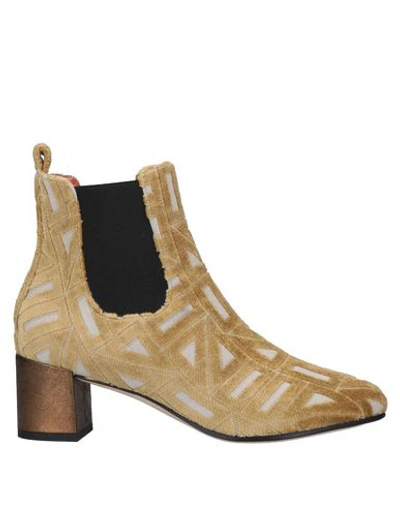 Shop Bams Ankle Boot In Sand