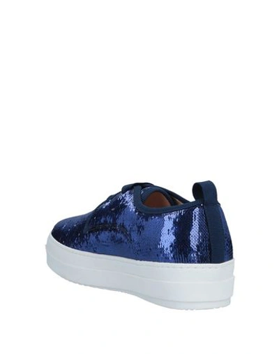 Shop Atos Lombardini Sneakers In Dark Blue