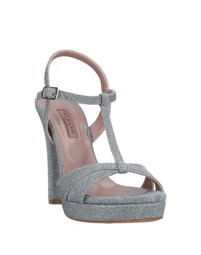 Shop Albano Sandals In Grey