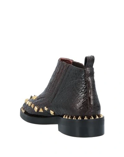 Shop Ras Ankle Boots In Dark Brown