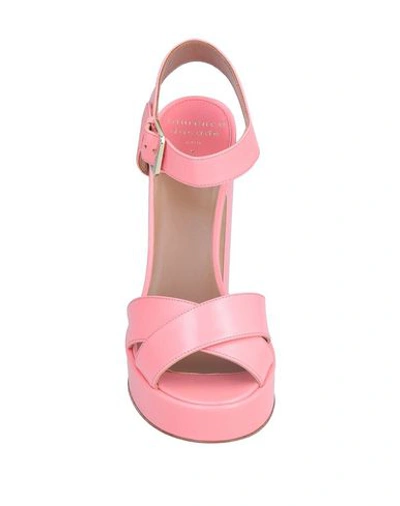 Shop Laurence Dacade Woman Sandals Pink Size 10 Soft Leather