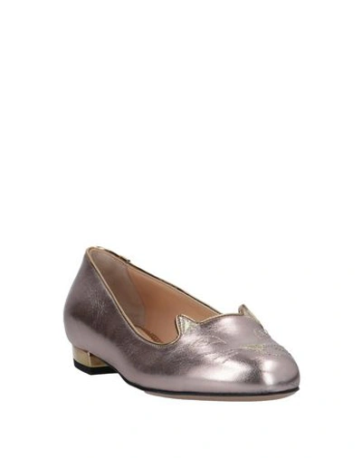 Shop Charlotte Olympia Loafers In Pink