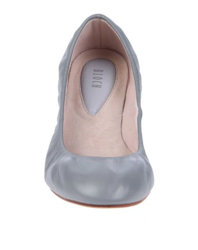 Shop Bloch Ballet Flats In Grey