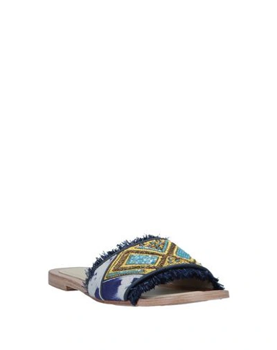 Shop Meher Kakalia Sandals In Blue