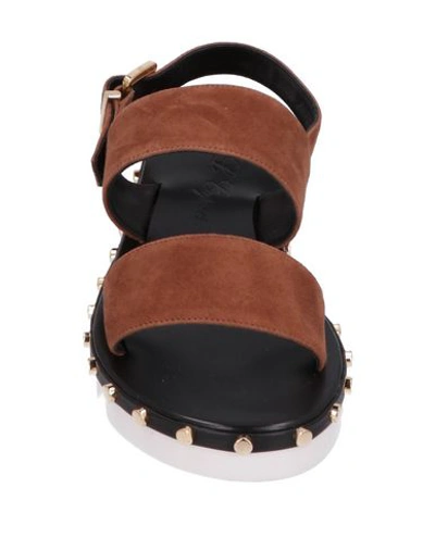 Shop Le Capresi Sandals In Brown