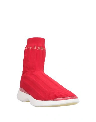 Shop Acne Studios Sneakers In Red