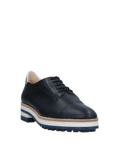 Shop Jil Sander Lace-up Shoes In Dark Blue