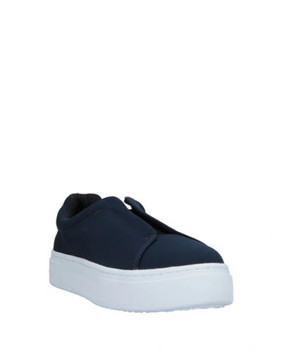 Shop Eytys Sneakers In Dark Blue