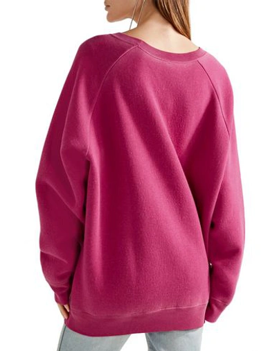 Shop Marc Jacobs Sweatshirt In Fuchsia