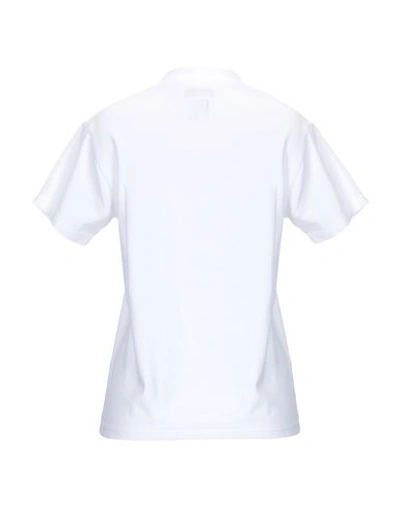 Shop Facetasm Woman T-shirt White Size 2 Cotton