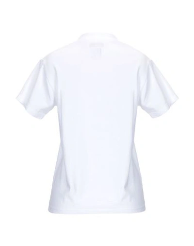 Facetasm Logo Print Cotton Jersey T-shirt In White
