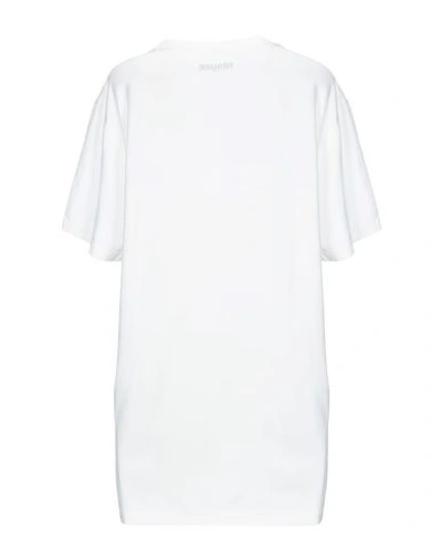 Shop Blauer T-shirt In White