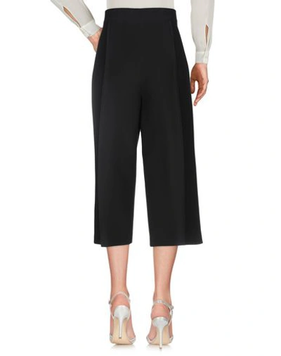 Shop Fendi Cropped Pants & Culottes In Black