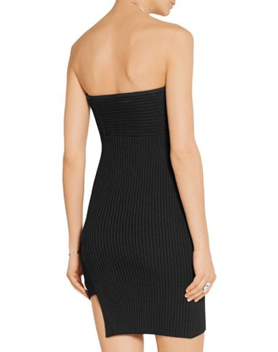 Shop Anthony Vaccarello Short Dresses In Black