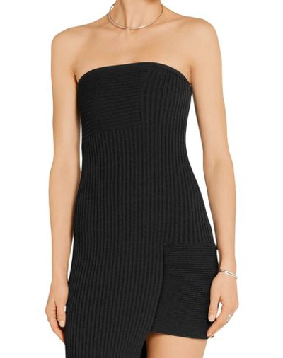 Shop Anthony Vaccarello Short Dresses In Black