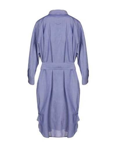 Shop Sara Roka Knee-length Dresses In Blue