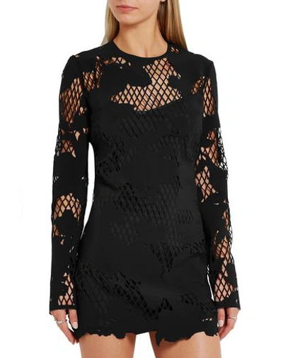 Shop Anthony Vaccarello Short Dresses In Black