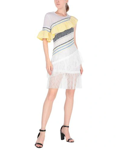 Shop Peter Pilotto Short Dress In White