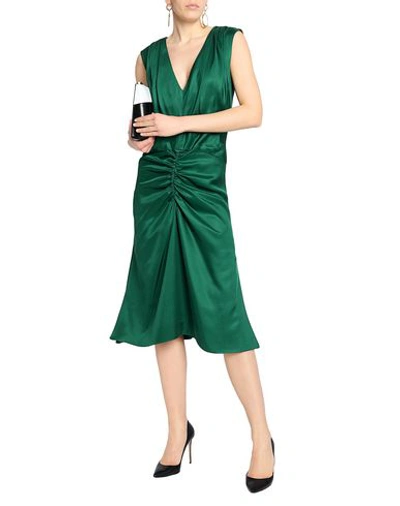 Shop Marni Midi Dresses In Green