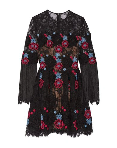 Shop Elie Saab Short Dress In Black