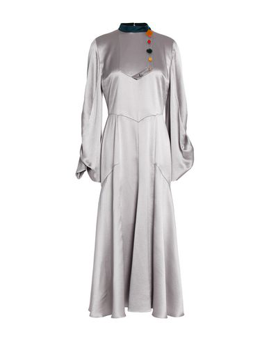 light grey midi dress