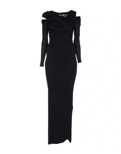 Shop Roberto Cavalli Long Dress In Black