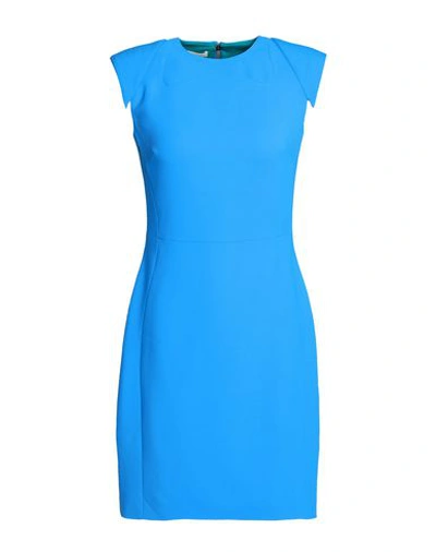 Shop Antonio Berardi Short Dresses In Azure
