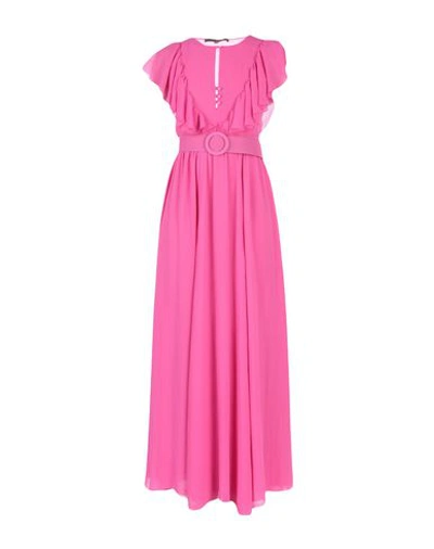 Shop Space Style Concept Long Dresses In Pink