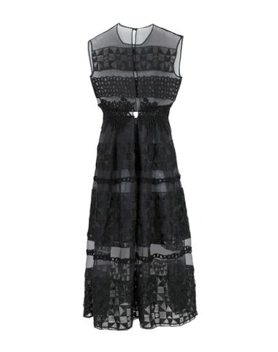 Shop Si-jay Knee-length Dress In Black