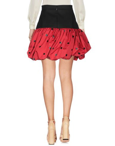 Shop Saint Laurent Knee Length Skirt In Red