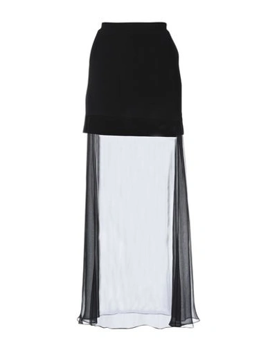 Shop Givenchy Maxi Skirts In Black