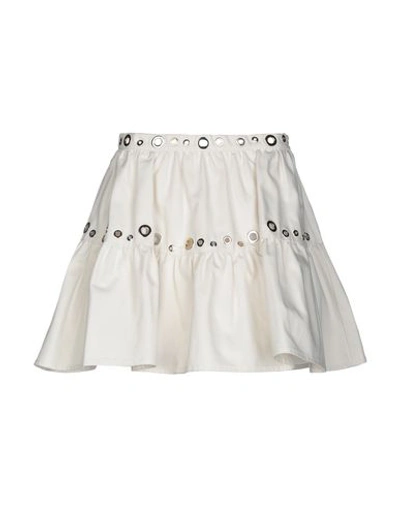Shop Kenzo Denim Skirts In White