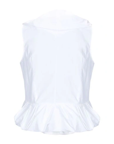 Shop Moschino Shirts In White