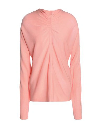 Shop Tibi Sweaters In Salmon Pink
