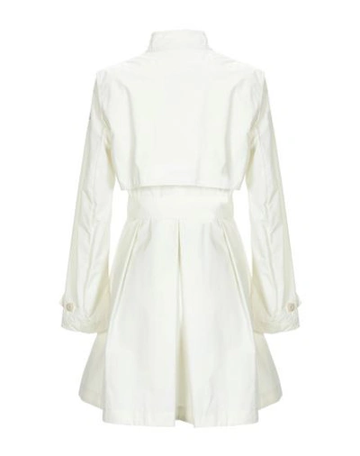 Shop Add Belted Coats In Ivory