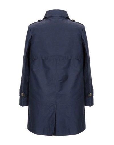 Shop Marc By Marc Jacobs Overcoats In Dark Blue