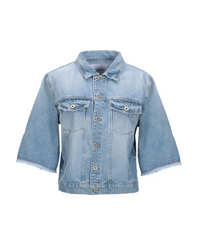 Shop Dondup Denim Outerwear In Blue