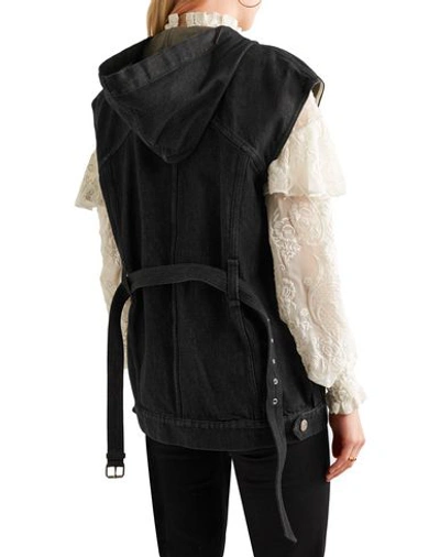 Shop Isabel Marant Denim Jacket In Black