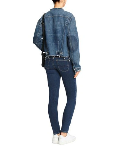 Shop Ag Denim Pants In Blue