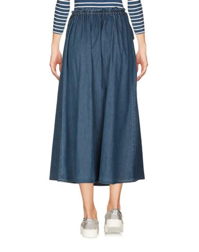 Shop Kenzo Denim Skirt In Blue