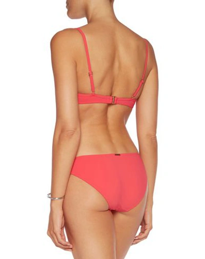 Shop Calvin Klein Bikini Tops In Coral