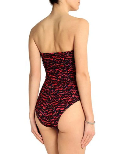 Shop Matthew Williamson One-piece Swimsuits In Coral