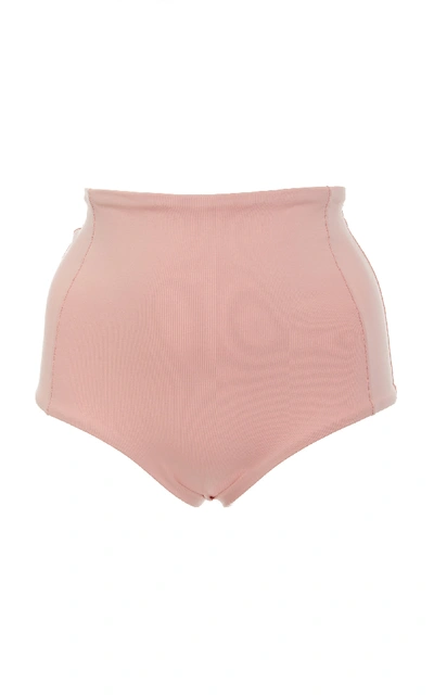 Shop Verde Limon Banes High Waisted Bikini Bottoms In Pink