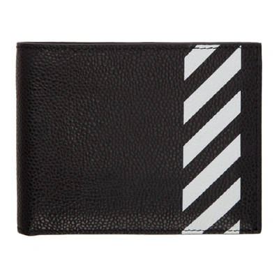 Shop Off-white Black Diag Bifold Wallet In Black/white