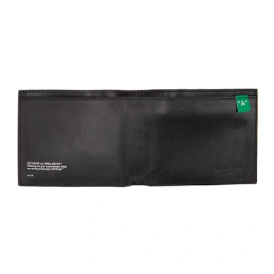 Shop Off-white Black Diag Bifold Wallet In Black/white