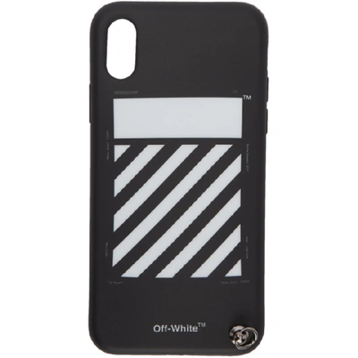 Shop Off-white Black Diag Strap Iphone X Case