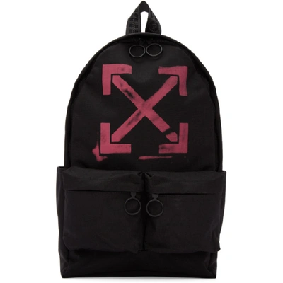 Shop Off-white Black Arrows Backpack