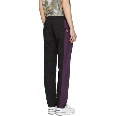 PYER MOSS 黑色 AND 紫色经典运动裤