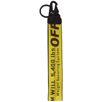 Shop Off-white Yellow Industrial Keychain