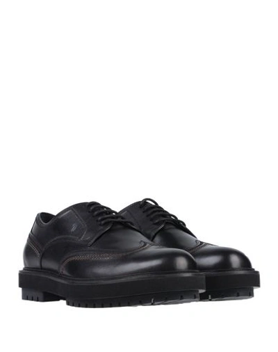 Tod's Lace-up Shoes In Black
